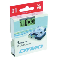 Dymo DYMO címke LM D1 alap 9mm fekete betű / zöld alap (40919)