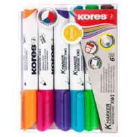 Kores Kores K-Marker 3-5 mm Alkoholos marker kúpos - Vegyes szín (6 db) (20902)