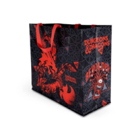 Konix Konix KX DND SHOPPING BAG MONSTERS Fekete, Vörös Vászontáska (KX-DD-CABA-LOGO)