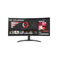 LG MON LG 34WR50QC-B.AEU számítógép monitor 86,4 cm (34") 3440 x 1440 pixelek UltraWide Quad HD LCD Fekete (34WR50QC)