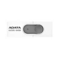 ADATA Pen Drive 64GB ADATA UV220 USB 2.0 White/Gray (AUV220-64G-RWHGY) (AUV220-64G-RWHGY)