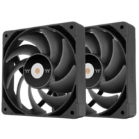 Thermaltake 120mm Thermaltake TOUGHFAN 12 Pro PC Cooling Fan 2 Pack Black (CL-F159-PL12BL-A)