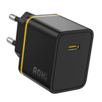 Aohi Aohi USB-C hálózati töltő 30W fekete (AOC-C015) (AOC-C015)