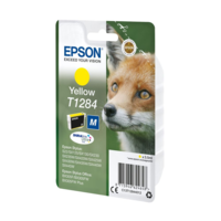 Epson Epson T1284 - M size - yellow - original - ink cartridge (C13T12844012)