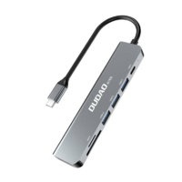 DUDAO DUDAO A15S 3 portos USB Hub + USB-C + kártyaolvasó (dudaoA15S)