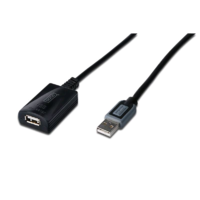Digitus Digitus kábel repeater USB 2.0 1x male USB A-type, 1x female USB A-type 10m (DA-73100) (DA-73100)