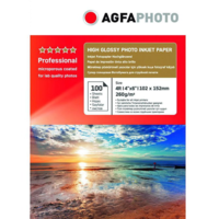 AGFA AgfaPhoto Professional 10x15 cm fotópapír (100 db/csomag) (AP260100A6N)