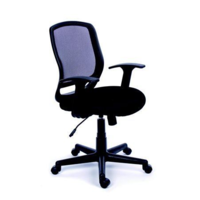 MAYAH MAYAH "Fun" irodai szék fekete szövetborítás, feszített hálós háttámla (BBSZVV08 / 11426 BLACK) (11426 BLACK)
