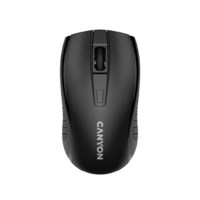 CANYON CANYON MW-7, 2.4Ghz wireless mouse, 6 buttons, DPI 800/1200/1600, with 1 AA battery ,size 110*60*37mm,58g,black (CNE-CMSW07B)