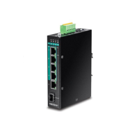 Trendnet TRENDnet TI-PG541 10/100/1000 Mbps 5 portos PoE+ DIN-Rail Switch (TI-PG541)
