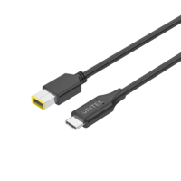 Unitek Unitek C14115BK-1.8M USB-C apa - 4.5mm DC Lenovo apa Töltő kábel - Fekete (1.8m) (C14115BK-1.8M)