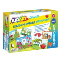 KIDART KIDART Kid Art: Játékos számtanulás gyurmázással (DIY-DBN-123) (DIY-DBN-123)