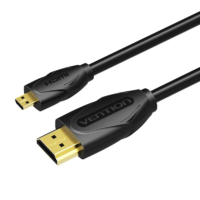 Vention Vention HDMI - Micro HDMI kábel 1m fekete (VAA-D03-B100) (VAA-D03-B100)