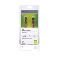 Belkin Belkin Patch kábel UTP Cat-6 10m piros (A3L980CP10MRDHS) (A3L980CP10MRDHS)