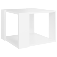vidaXL fehér szerelt fa dohányzóasztal 40 x 40 x 30 cm (806310)