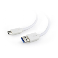 Gembird Gembird Cablexpert USB 3.0 AM --> Type-C (AM/CM) kábel 1.8m fehér (CCP-USB3-AMCM-6-W) (CCP-USB3-AMCM-6-W)
