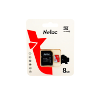 Netac Natec 8GB P500 Eco microSDHC CL10 Memóriakártya + Adapter (NT02P500ECO-008G-R)