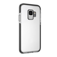 BLAUTEL 4-OK szilikon telefonvédő (közepesen ütésálló, légpárnás keret) FEKETE [Samsung Galaxy S9 (SM-G960)] (CISGS9)