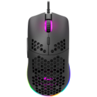 CANYON CANYON,Gaming Mouse with 7 programmable buttons, Pixart 3519 optical sensor, 4 levels of DPI and up to 4200, 5 million times key life, 1.65m Ultraweave cable, UPE feet and colorful RGB lights, Black, size:128.5x67x37.5mm, 105g (CND-SGM11B)