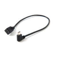 Tether Tools Tether Tools CU5463LT USB Mini-B (apa 90° - anya) kábel 0.3m - Fekete (CU5463LT)