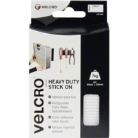 VELCRO® Tépőzár szalag, extra erős, 100 mm x 50 mm, fehér, Stick On, 2 pár (VEL-EC60240)