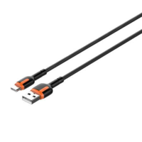 LDNIO LDNIO LS531 USB-A - USB-C kábel 2.1 A 1m fekete-narancssárga (5905316143654) (LS531 type c)