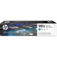 HP HP 981X nagy kapacitású PageWide patron ciánkék (L0R09A) (L0R09A)