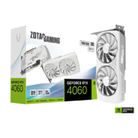 Zotac ZOTAC GAMING GeForce RTX 4060 8GB Twin Edge OC - White Edition - graphics card - GeForce RTX 4060 - 8 GB - white (ZT-D40600Q-10M)
