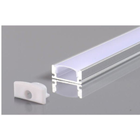 Optonica Optonica alumínium profil LED szalaghoz 17.4x7x12.4mm 2m fehér (OT1-A2 / 5184) (o5184)