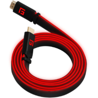 FloatingGrip Floating Grip HDMI Kabel High Speed 8K/60Hz LED 1.5m rot (FG-HDMILED-150-RED)