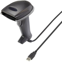 Renkforce Renkforce CR6307A USB-Kit Vonalkód olvasó Vezetékes 1D CCD Fekete Kézi szkenner USB (CR6307A)