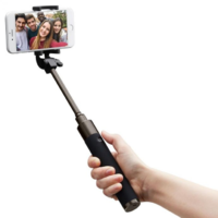 Spigen Selfie bot, 18 - 75 cm, 295°-ban forgatható, exponáló gombbal, bluetooth-os, Spigen Velo S530W, fekete (S23801)