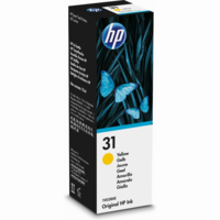 HP TIN HP 31 70-ml Yellow Original Ink Bottle - Gelb (1VU28AE)