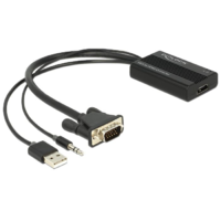 DeLock DeLock 62597 VGA–HDMI adapter audió funkcióval (62597)