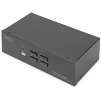 Digitus DIGITUS KVM Switch, 4-Port, Dual Display, 4K, DisplayPort (DS-12882)