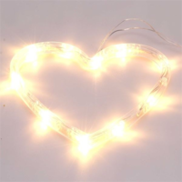IRIS IRIS szív alakú meleg fehér LED-es tapadókorongos fénydekoráció (305-02) (305-02)