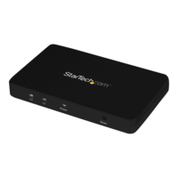 StarTech StarTech.com HDMI Splitter 1 In 2 Out - 4k 30Hz - 2 Port - Aluminum - HDMI Multi Port - HDMI Audio Splitter (ST122HD4K) - video/audio switch - 2 ports (ST122HD4K)