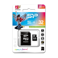 Silicon Power Silicon Power 32GB microSD+adapter, CL10 (SP032GBSTH010V10SP)