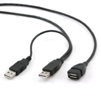 Gembird Gembird Cablexpert female USB A-type --> Dual USB A-type male 90cm (CCP-USB22-AMAF-3) (CCP-USB22-AMAF-3)