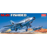 Academy Academy Mig-21 Fishbed vadászrepülőgép műanyag modell (1:72) (MA-12442)
