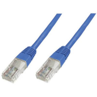 Digitus RJ45 Hálózat csatlakozókábel CAT 5e U/UTP 1x RJ45 dugó - 1x RJ45 dugó 10 m Kék UL minősített (DK-1511-100/B)