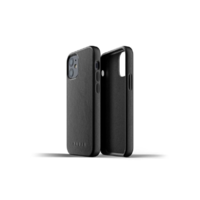 Mujjo Mujjo Full Leather Apple iPhone 12 mini Bőrtok - Fekete (MUJJO-CL-013-BK)