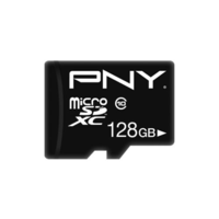 PNY 128GB microSDXC PNY Performance Plus CL10 + adapter (P-SDU12810PPL-GE) (P-SDU12810PPL-GE)