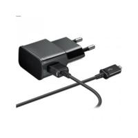 Samsung Samsung ETA0U83EWE gyári Hálózati USB töltő + ECB-DU4AWE microUSB kábel - Fekete (ECO csomagolásban) (2450985)