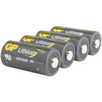GP Batteries GP Batteries CR123A Fotóelem CR-123A Lítium 1400 mAh 3 V 4 db (070CR123AEC4)
