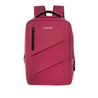 CANYON CANYON BPE-5, Laptop backpack for 15.6 inch, Product spec/size(mm): 400MM x300MM x 120MM(+60MM), Red, EXTERIOR materials:100% Polyester, Inner materials:100% Polyestermax weight (KGS): 12kgs (CNS-BPE5BD1)