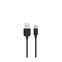 USAMS Usams U-TURN USB-A apa - Micro USB apa 2.0 Adat és töltőkábel - Fekete (1m) (US-SJ098-BK)