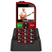 Evolveo Evolveo EasyPhone FM Dual-Sim mobiltelefon piros (EP-800-FMR) (EP-800-FMR)