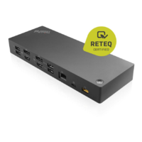 RETEQ Certified Lenovo ThinkPad Dock Hybrid USB-C 135W 40AF0135EU (Felújított) (H304166)