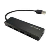 LC-POWER LC-Power USB-Hub 4x USB-A 3.2 + Ladefunktion (LC-HUB-U3-4-V2)